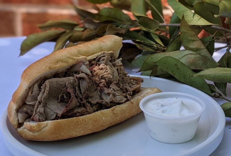 Enjoy a Smoked Lamb Sandwich